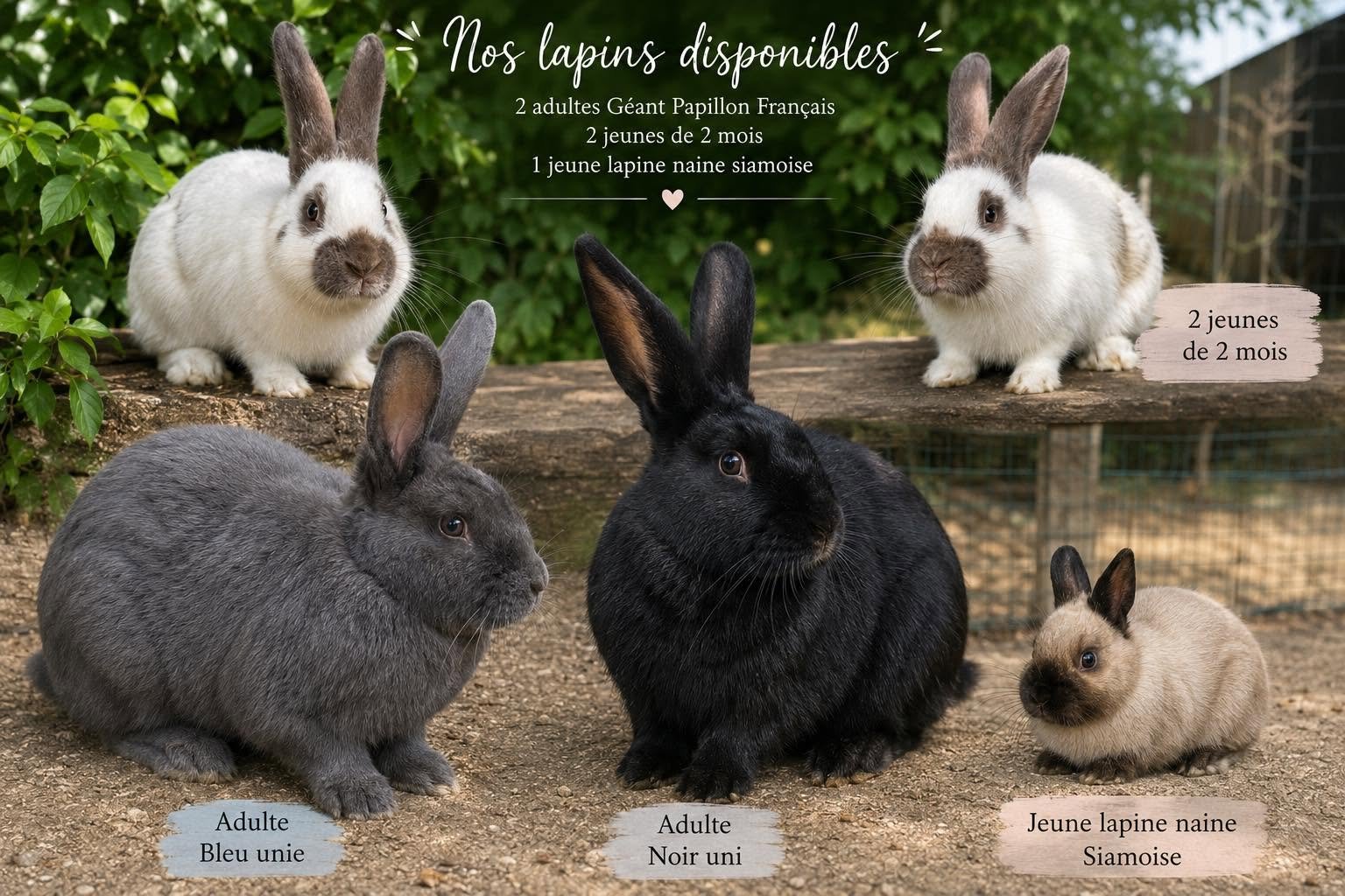 elevage de lapin et cochon d'inde